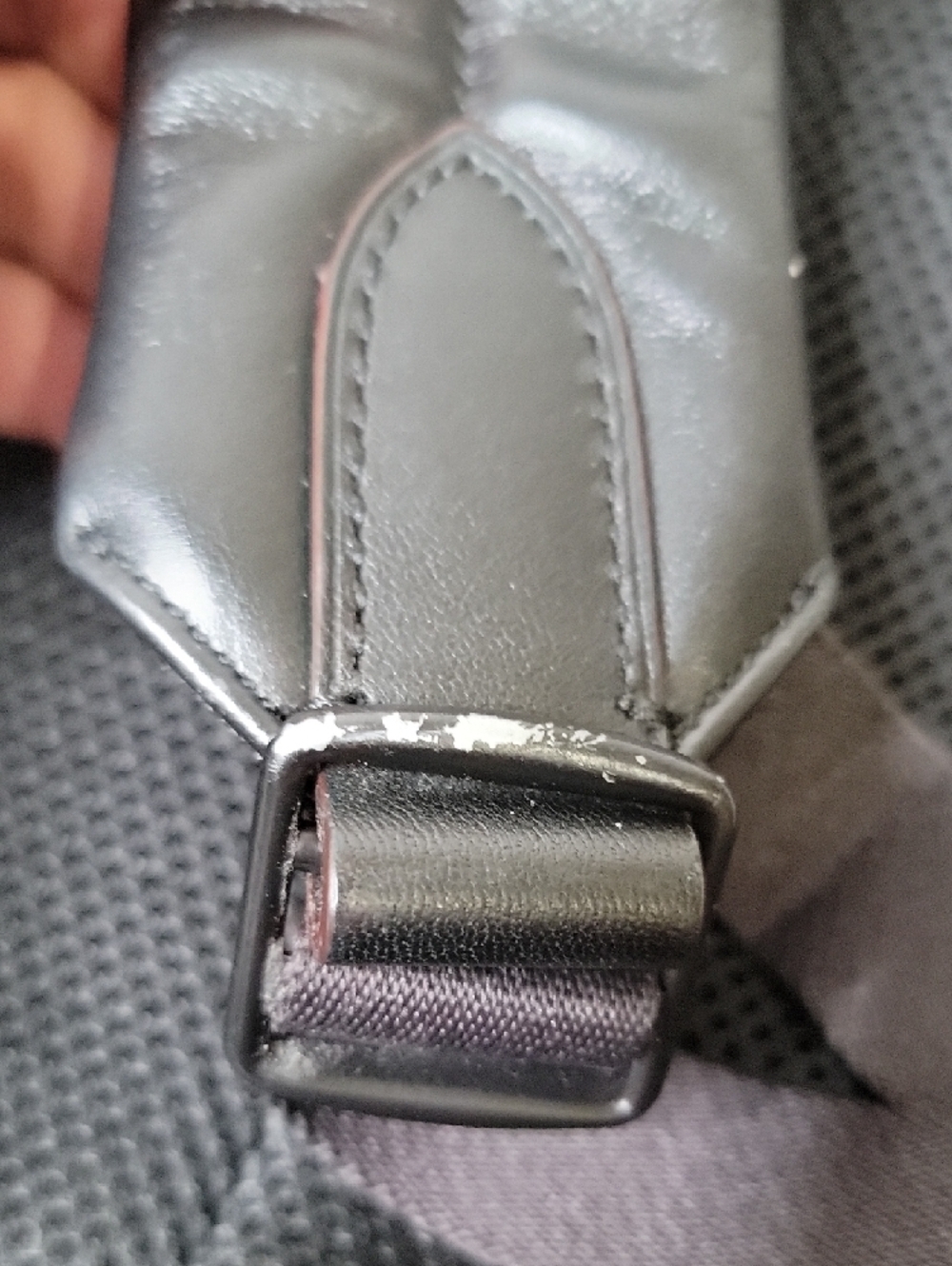 Coach Men’s Black Jacquard Leather-Trim Backpack - Picture 9 of 9
